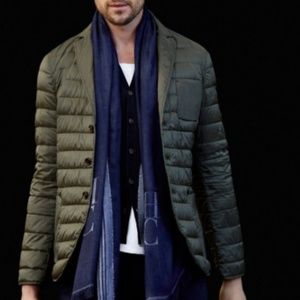 Carolina Herrera Extra Fine Down Olive Jacket